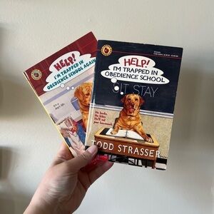 5 for $20 - Two help I’m trapped in obedience school by Todd strasser books